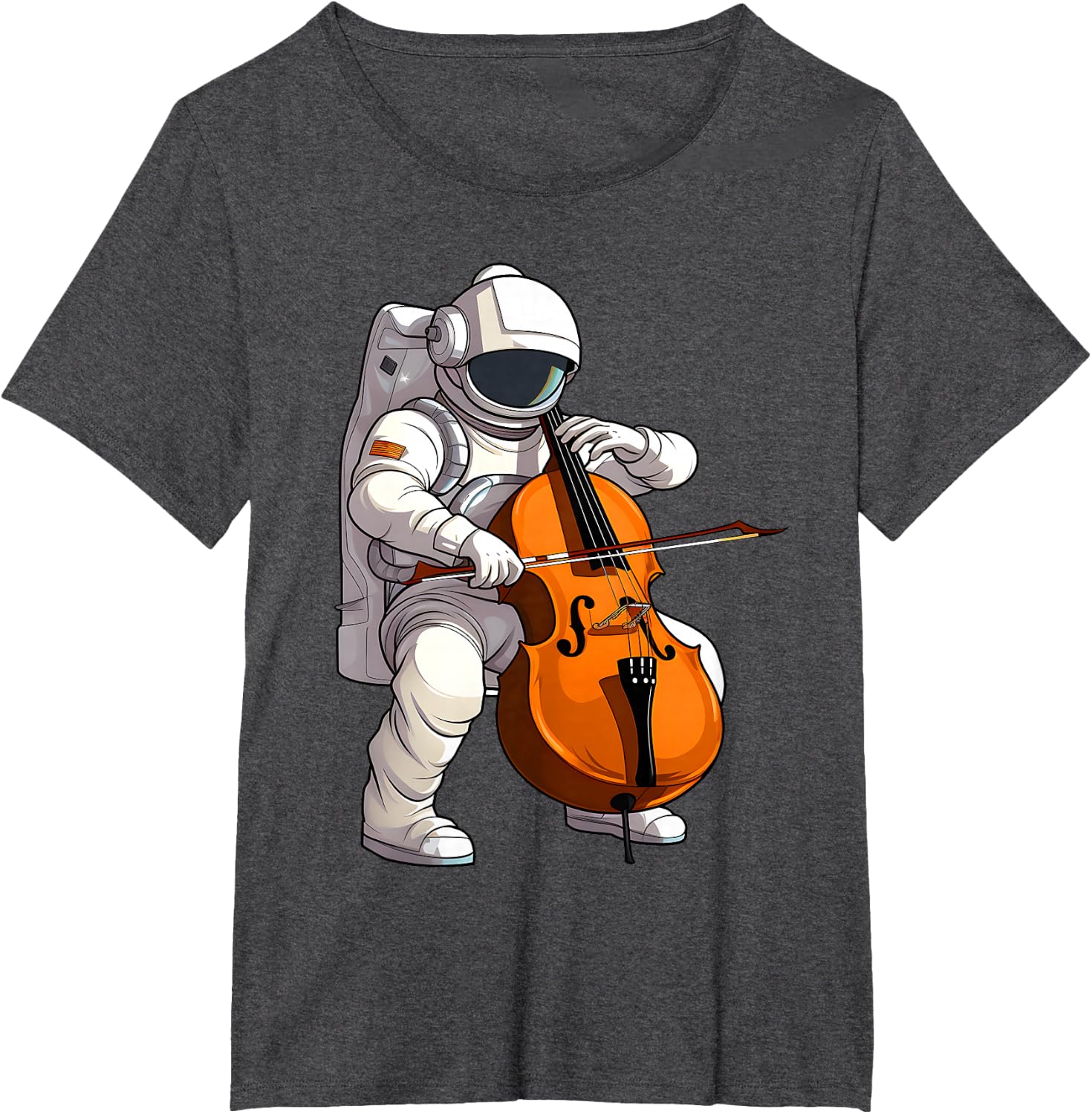 Cool Cello Art Cellist Music Cello Player Astronaut Design T-Shirt