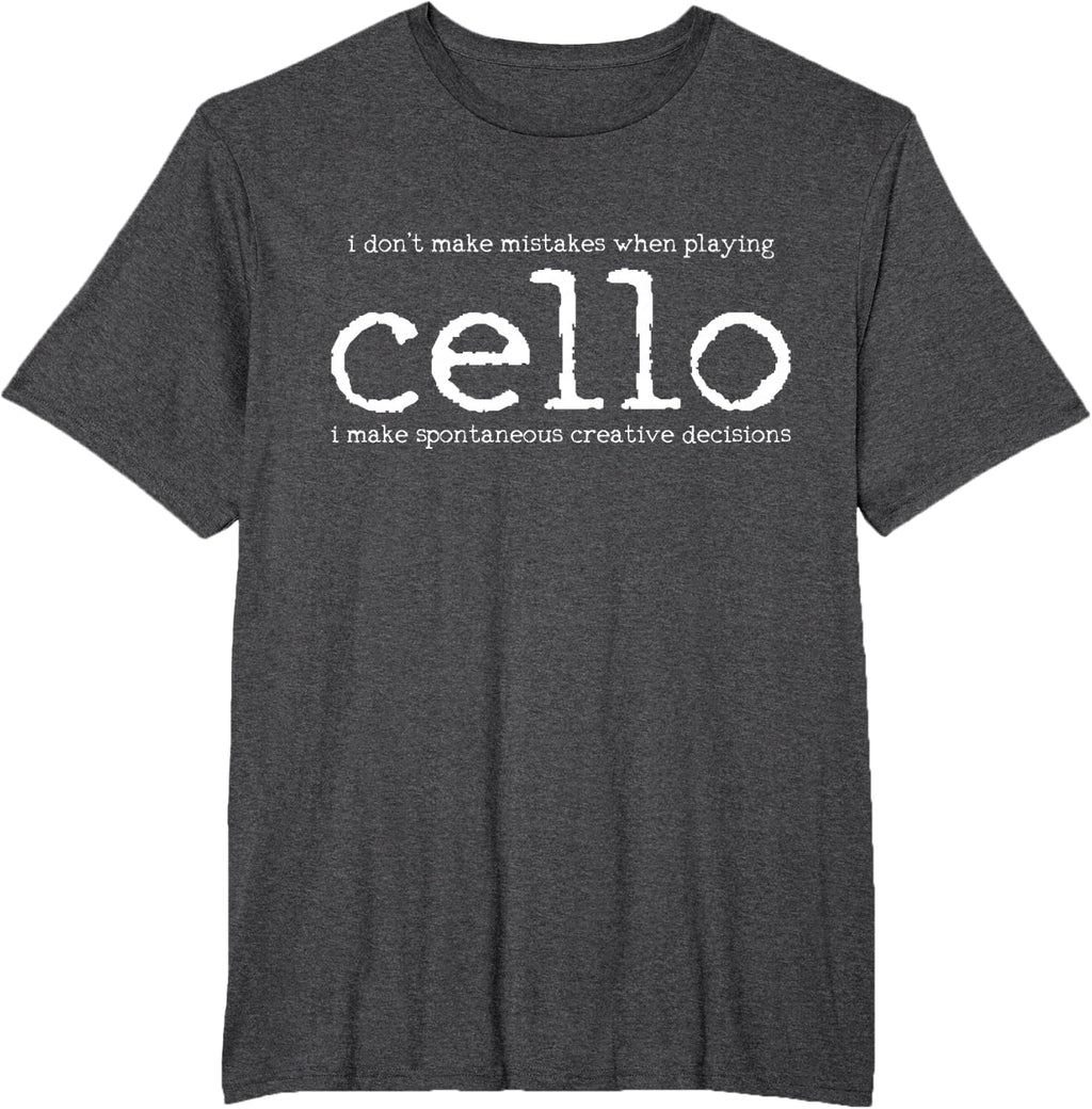 Cello Player Cellist Funny Gift T-Shirt Small