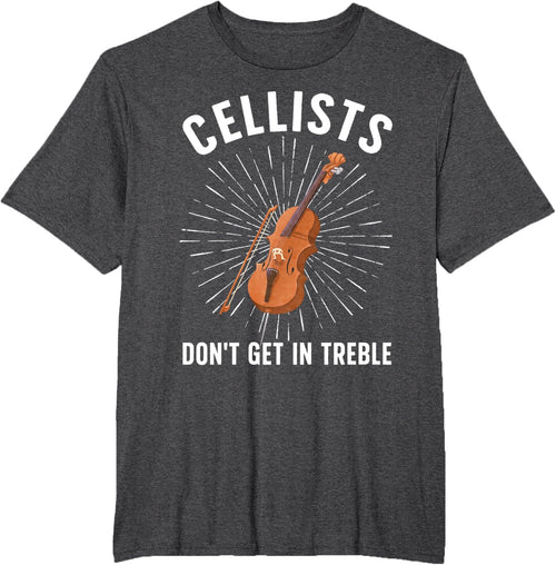 Best Cello Player Art for Men Women Kids Cello Lover Cellist T-Shirt