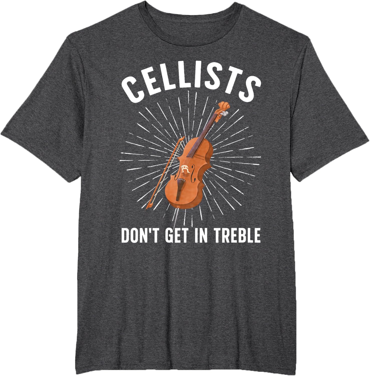Best Cello Player Art for Men Women Kids Cello Lover Cellist T-Shirt