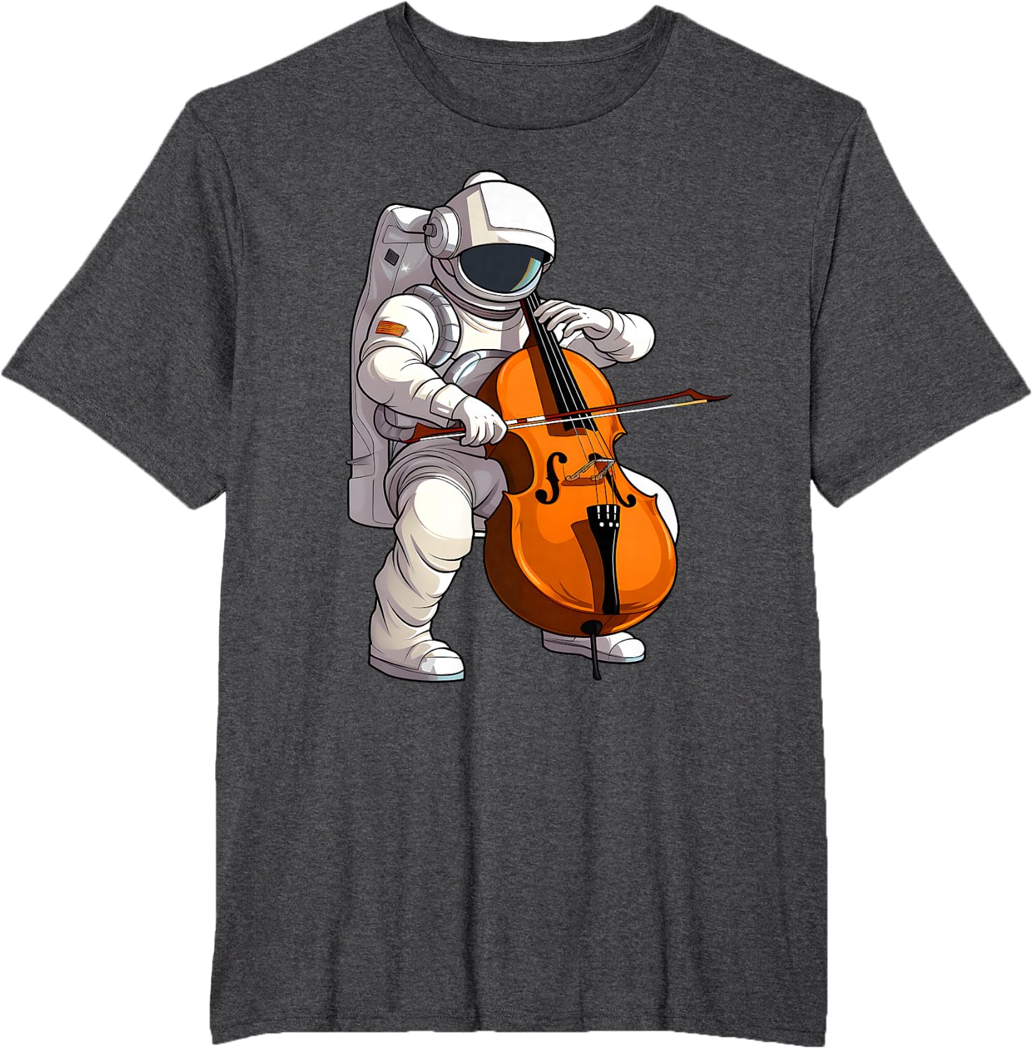 Cool Cello Art Cellist Music Cello Player Astronaut Design T-Shirt
