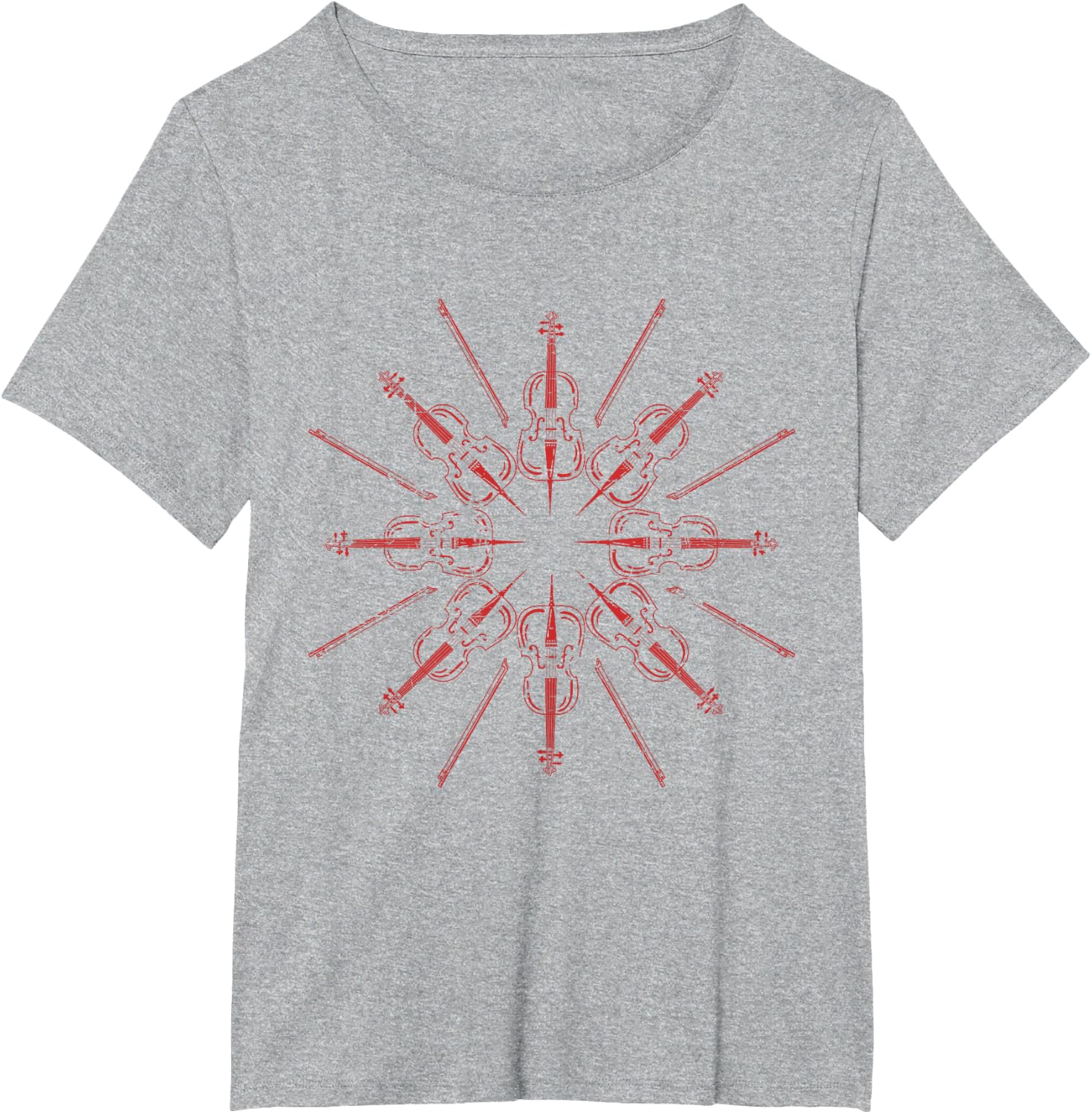 Cellists Music Gift Christmas Snowflake Cello T-Shirt