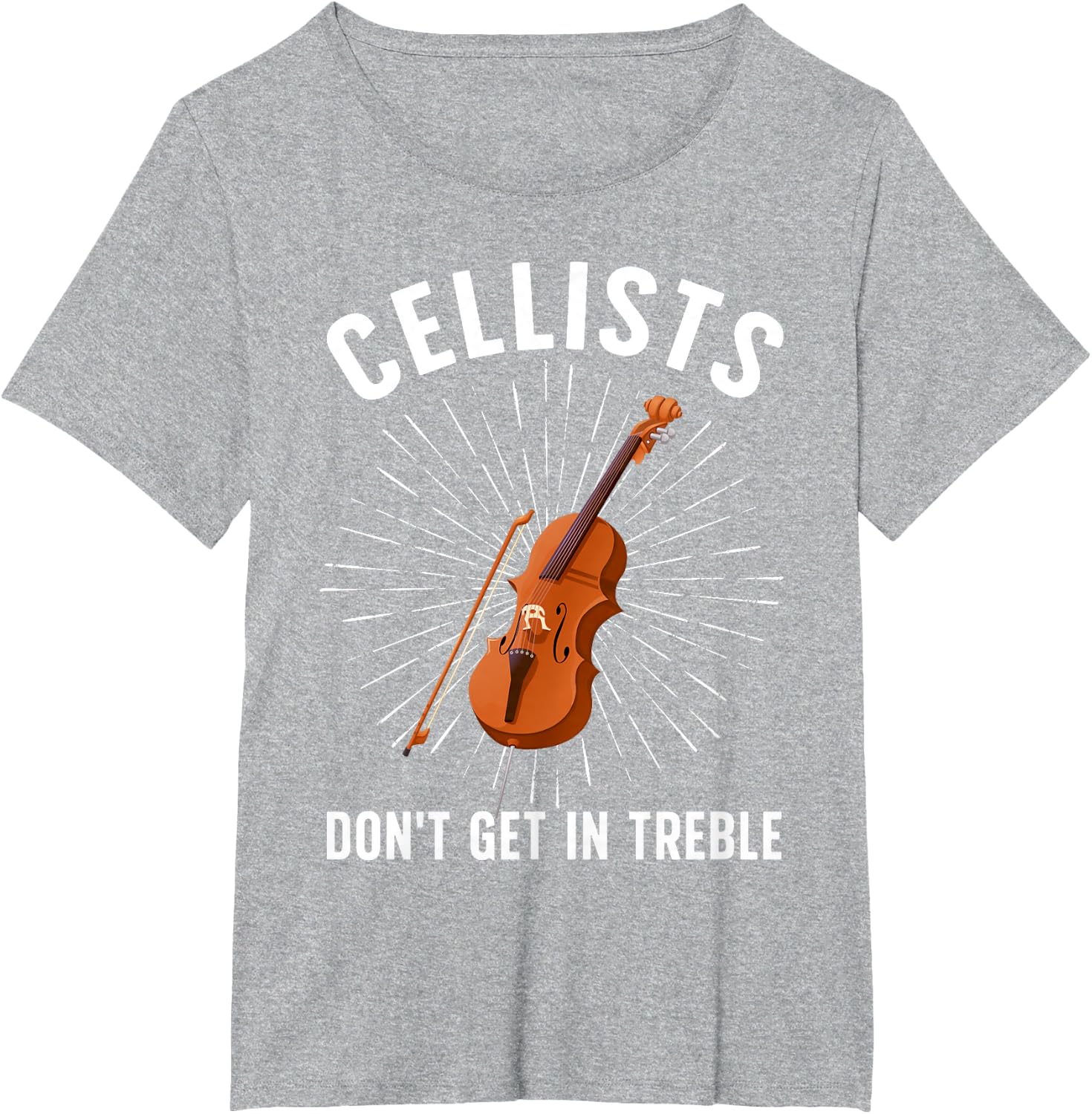 Best Cello Player Art for Men Women Kids Cello Lover Cellist T-Shirt