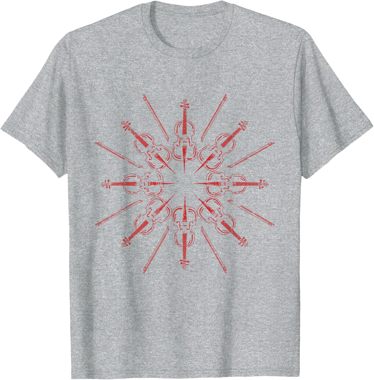 Cellists Music Gift Christmas Snowflake Cello T-Shirt