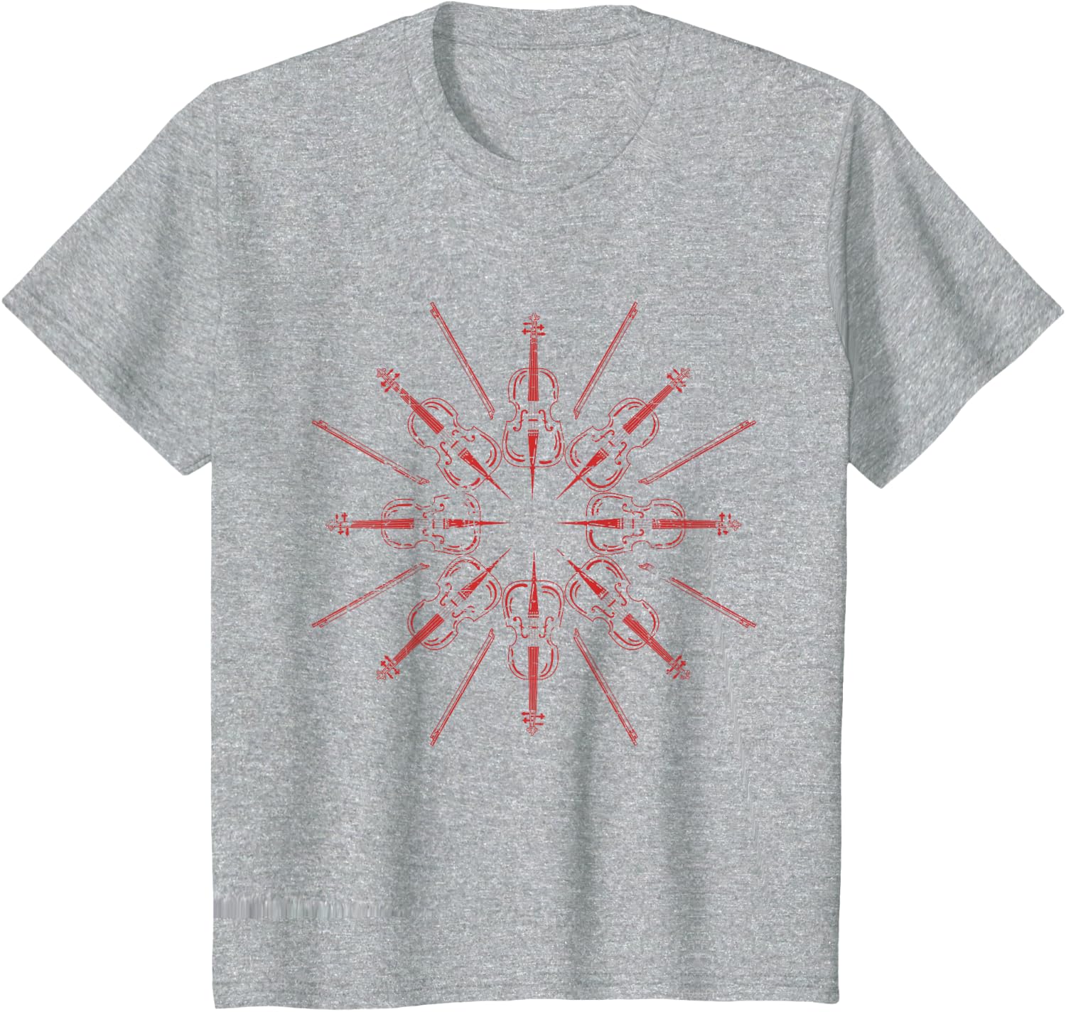Cellists Music Gift Christmas Snowflake Cello T-Shirt