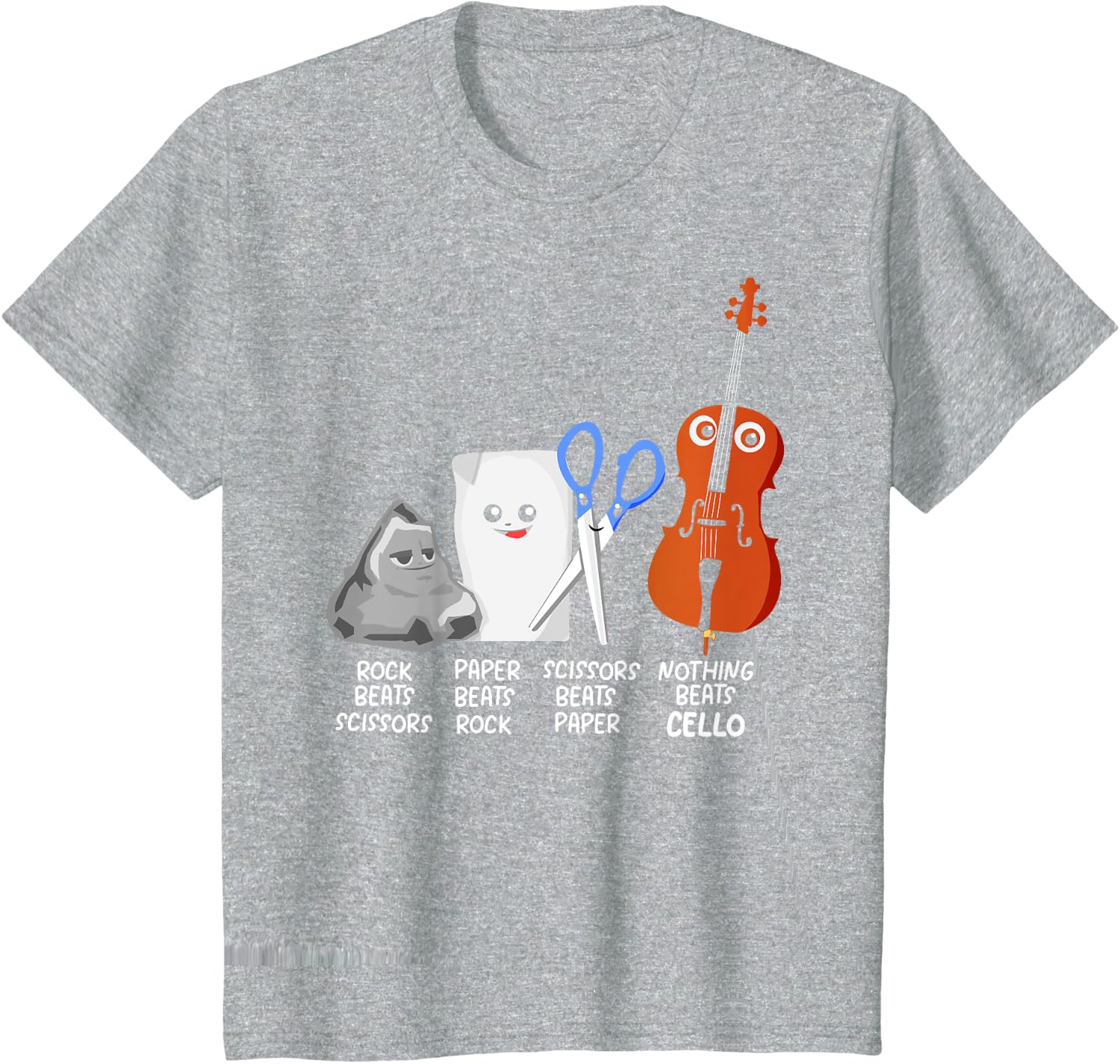 Nothing Beats Cello Quote Shirt Funny Cellist Gift Kids T-Shirt