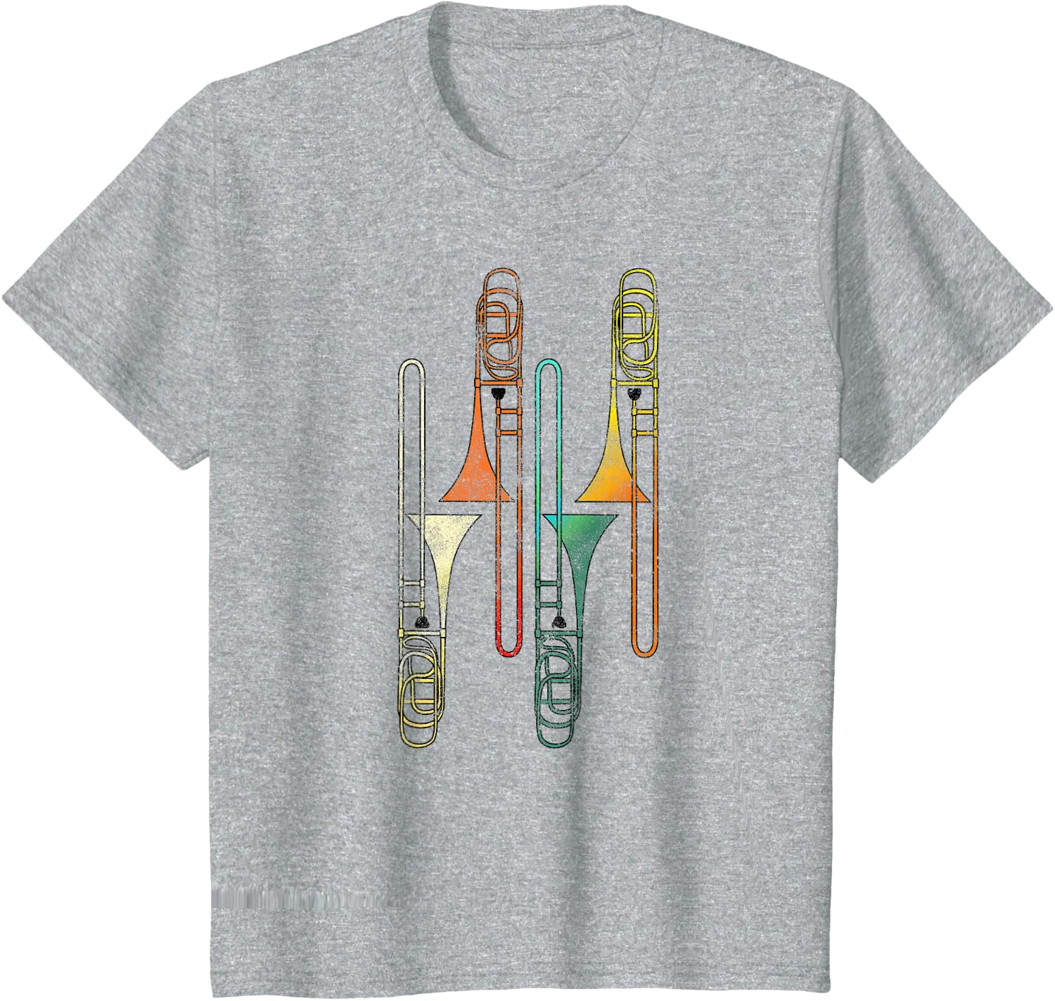 Retro Trombone - Jazz T-Shirt