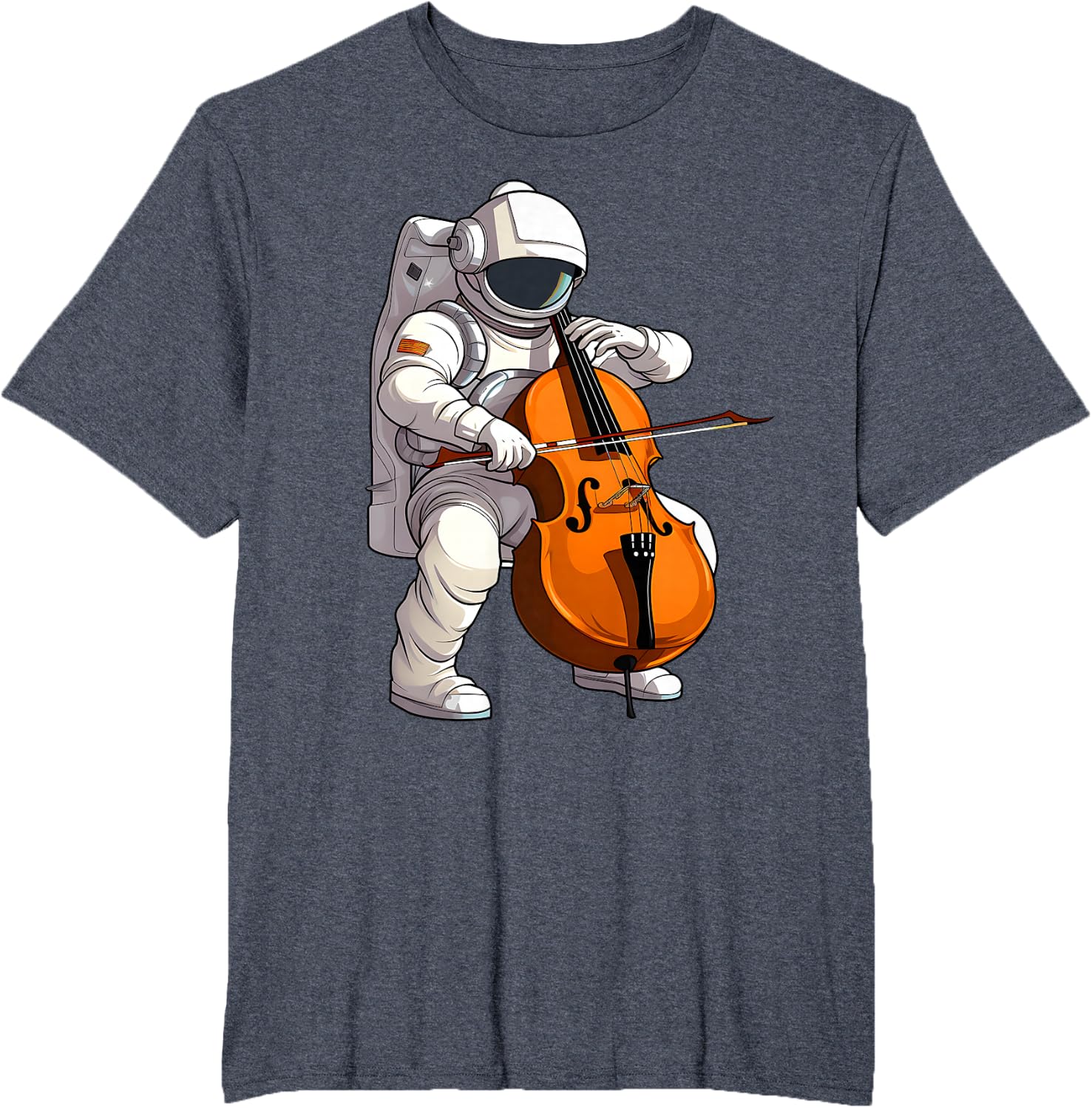 Cool Cello Art Cellist Music Cello Player Astronaut Design T-Shirt